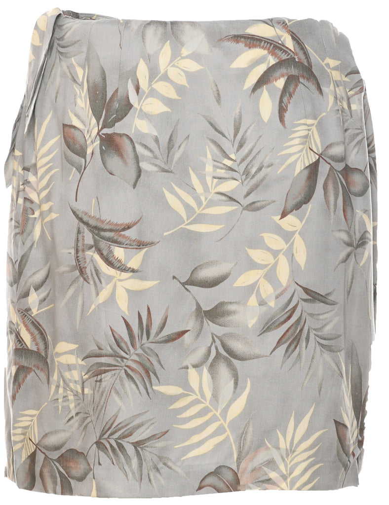 Pencil Shape Tiered Skirt - M