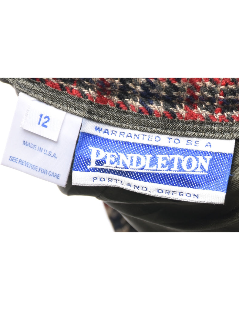 Pendleton Checked Pattern Trousers - W29 L31