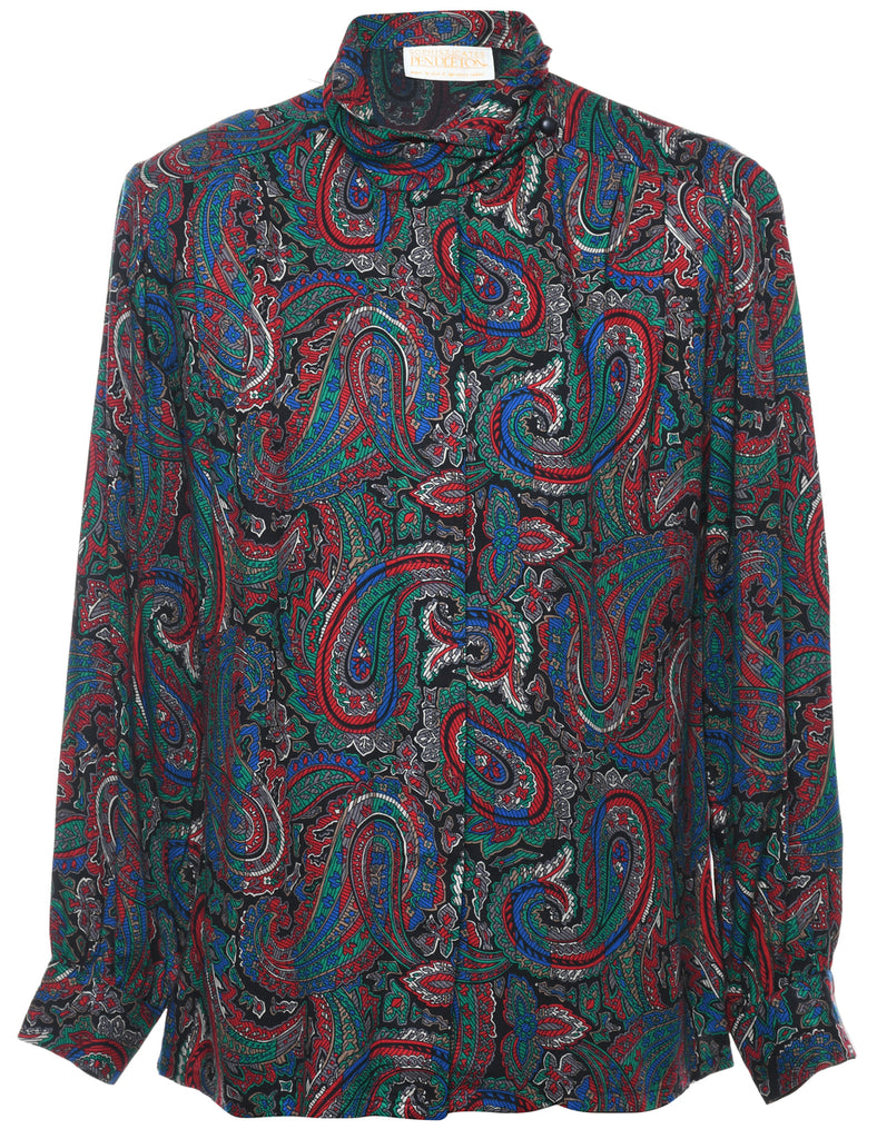 Pendleton Paisley Blouse - L