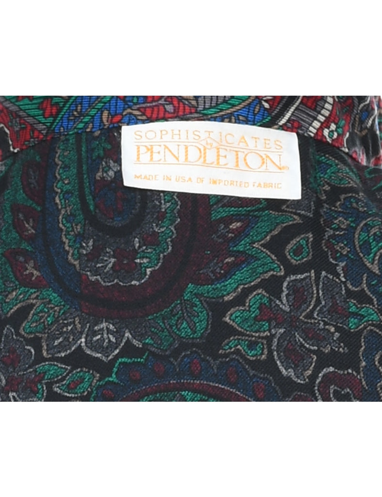 Pendleton Paisley Blouse - L