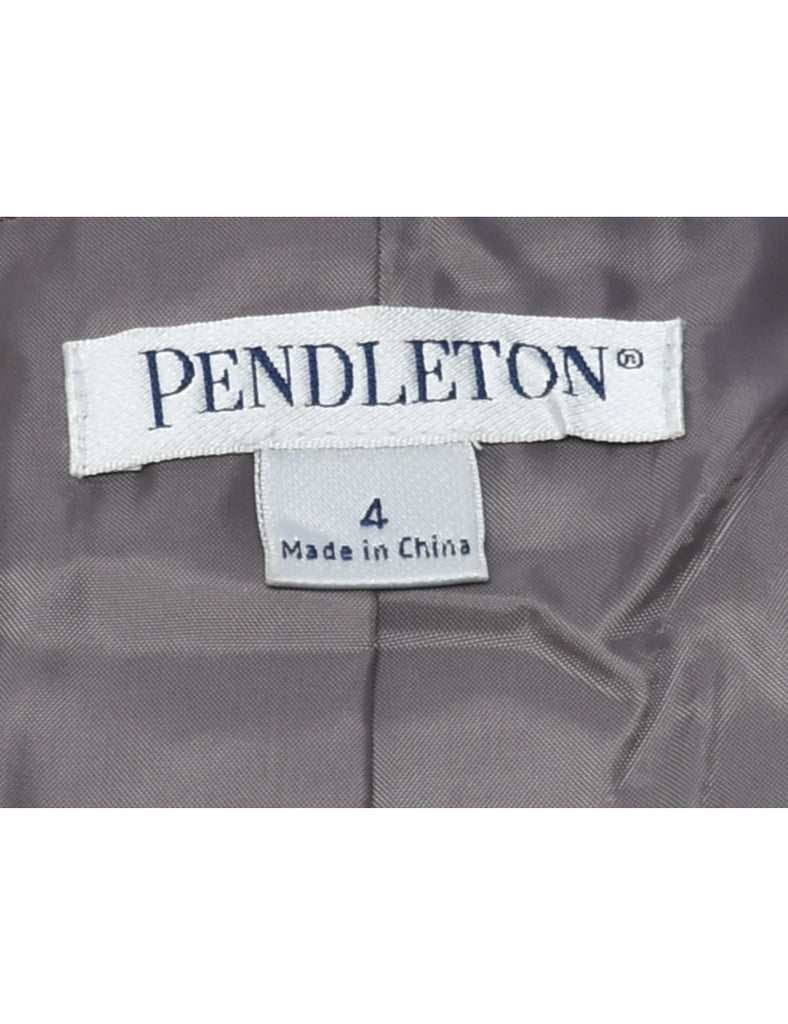 Pendleton Pinstriped Blazer - S