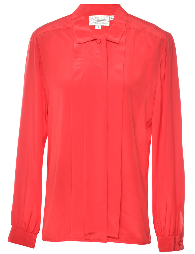 Pin Tucks Blouse - M