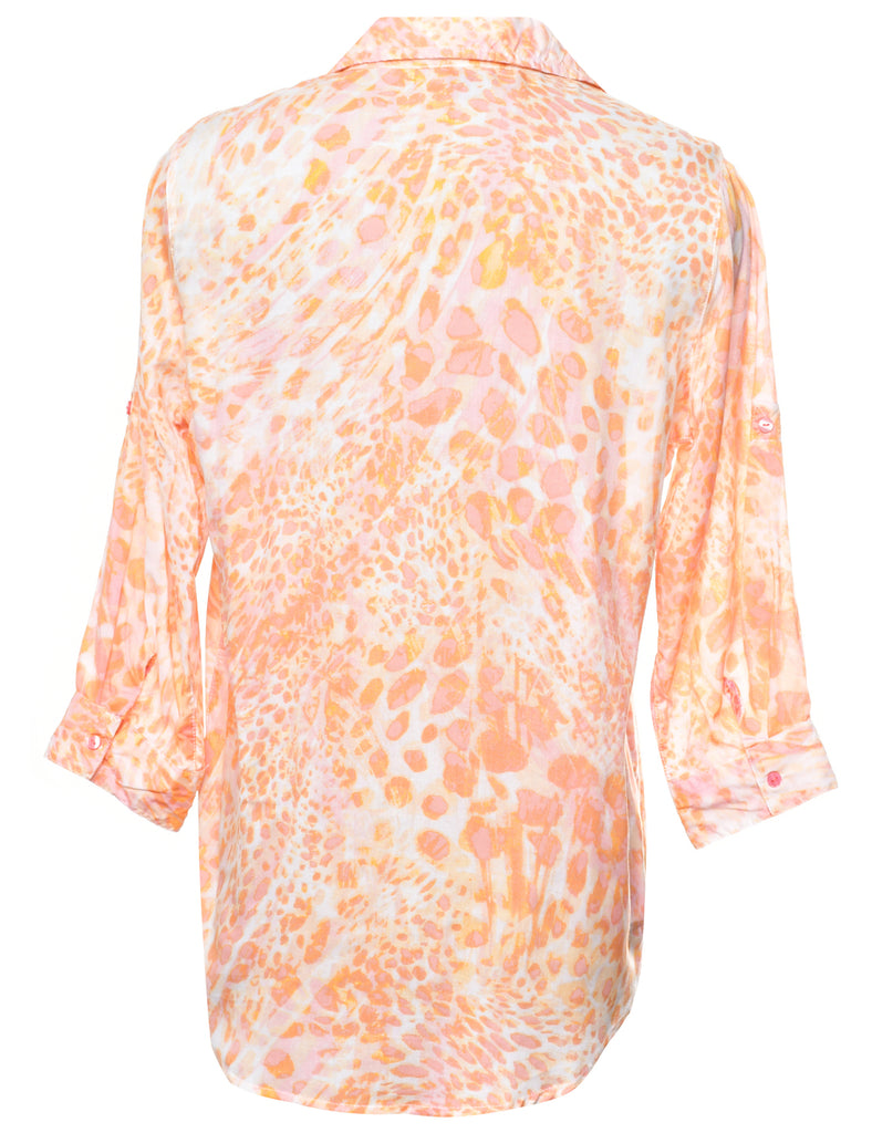 Pin Tucks Blouse - L