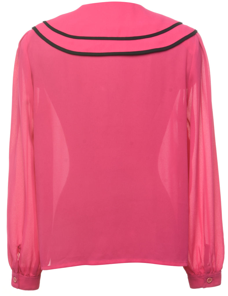 Pin Tucks Blouse - M