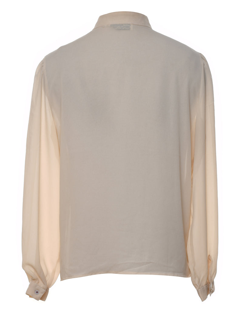 Pin Tucks Blouse - L