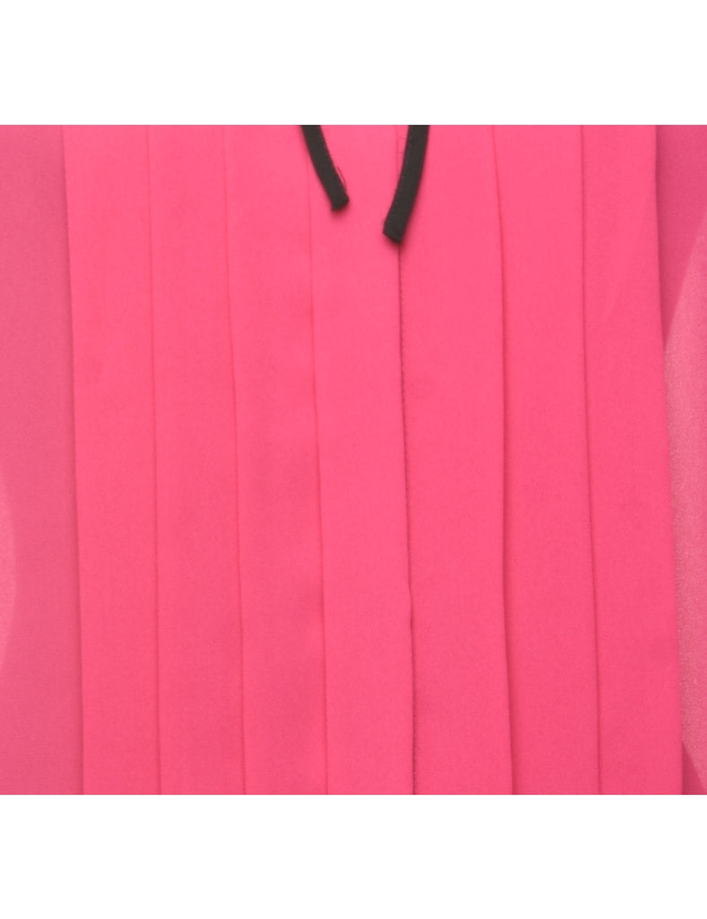 Pin Tucks Blouse - M