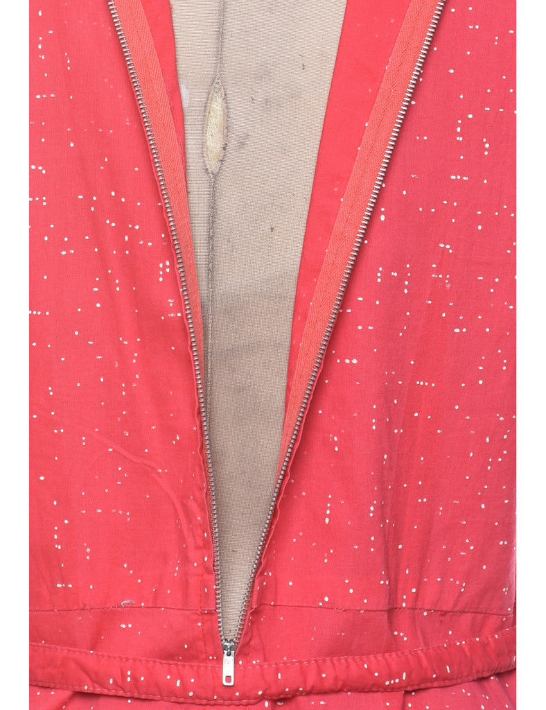 Pink 1950s Midi Vintage Dress - L