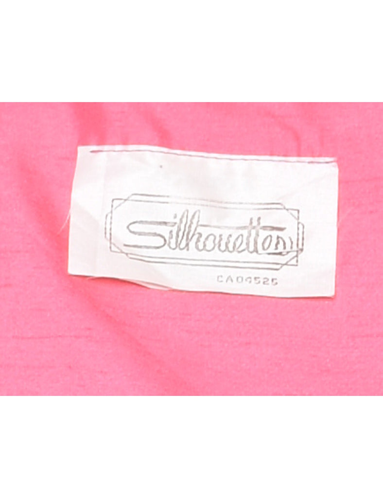Pink 1980s Evening Jacket - L