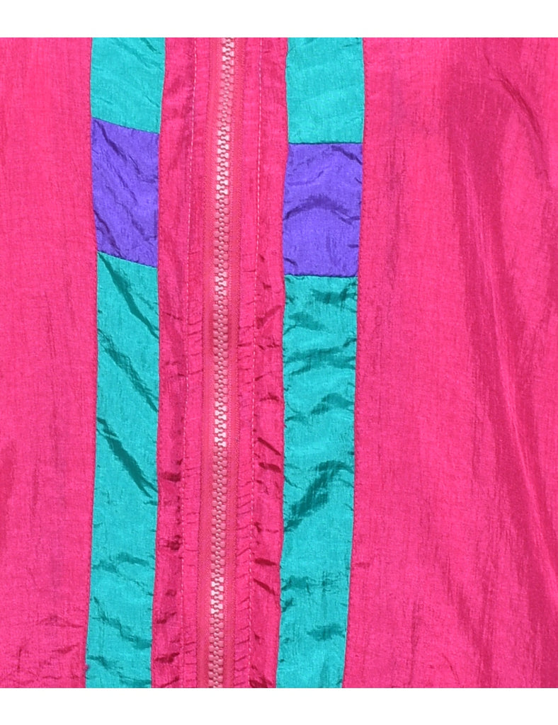 Pink & Blue 1990s Nylon Jacket - M