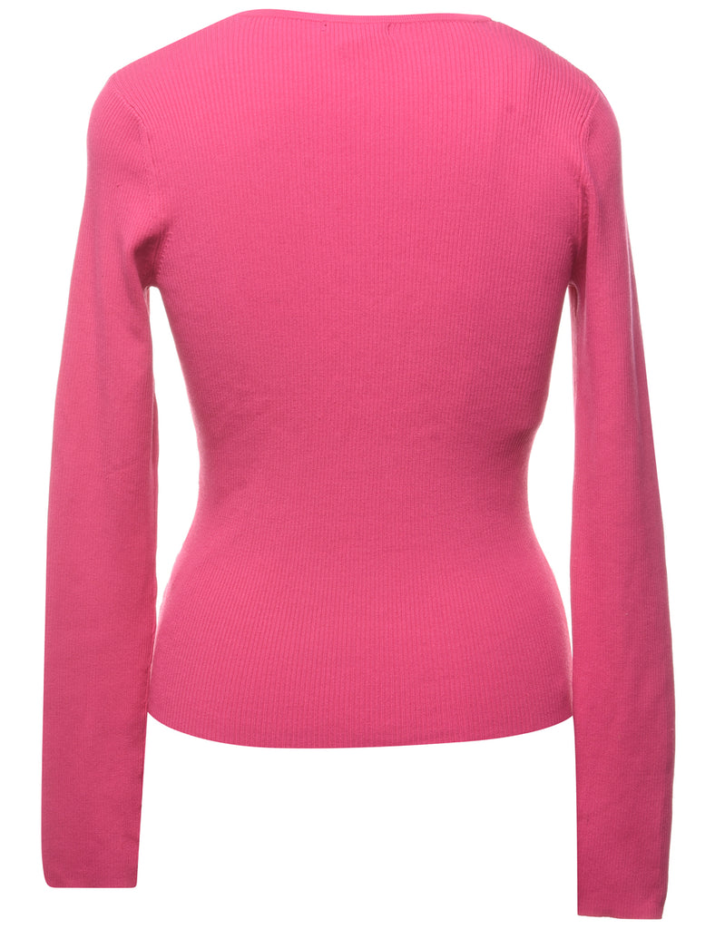 Pink Cardigan - M