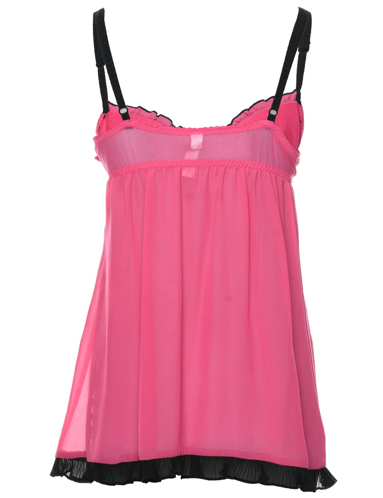 Pink Y2K Babydoll - M