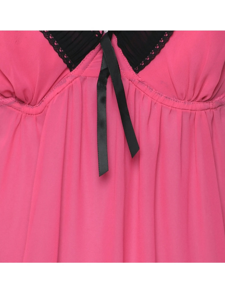 Pink Y2K Babydoll - M