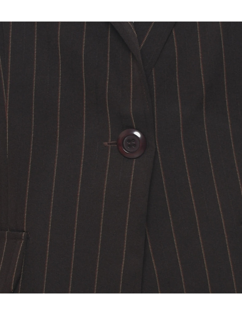 Pinstriped Blazer - M