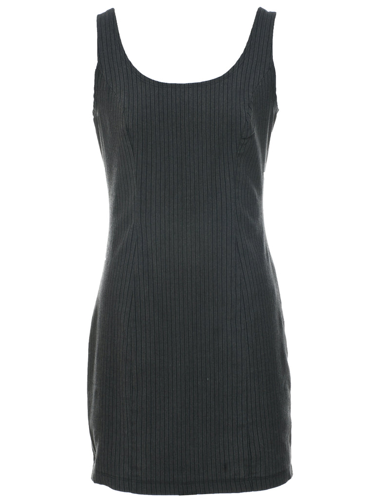 Pinstriped Dress - S
