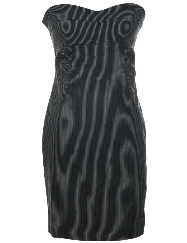 Pinstriped Dress - S