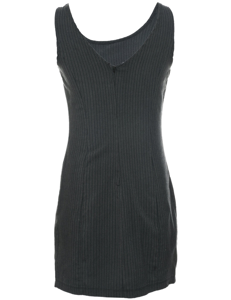 Pinstriped Dress - S