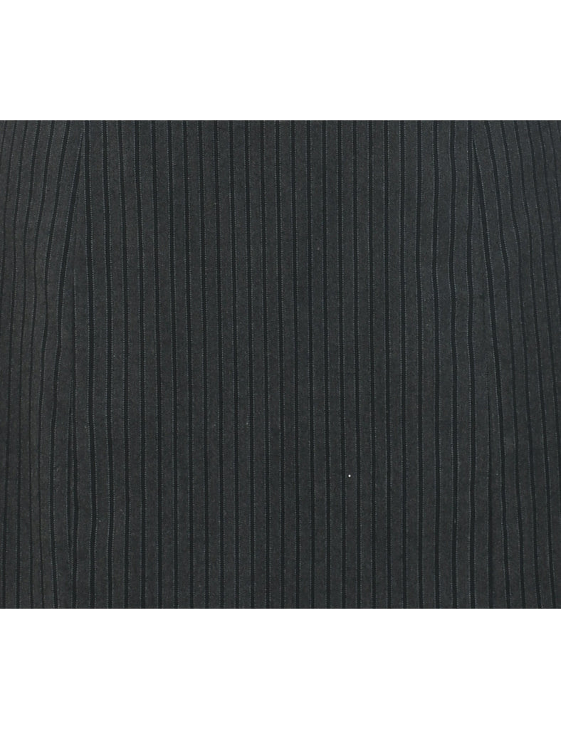 Pinstriped Dress - S