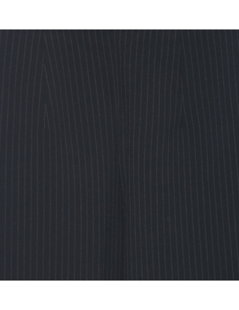 Pinstriped High Waist Trousers - W28 L29
