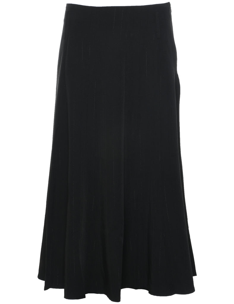 Pinstriped Maxi Skirt - M