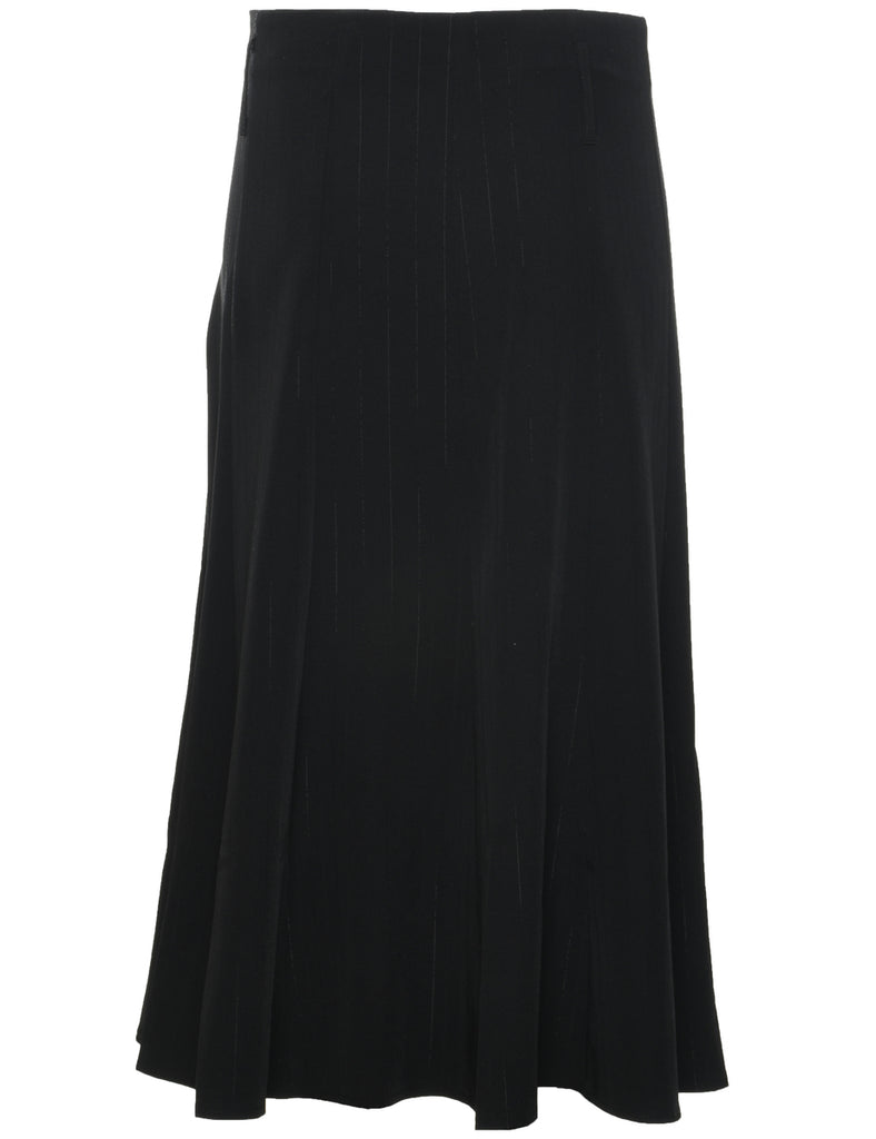 Pinstriped Maxi Skirt - M