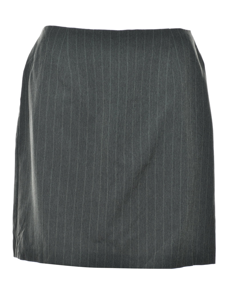 Pinstriped Pencil Skirt - M