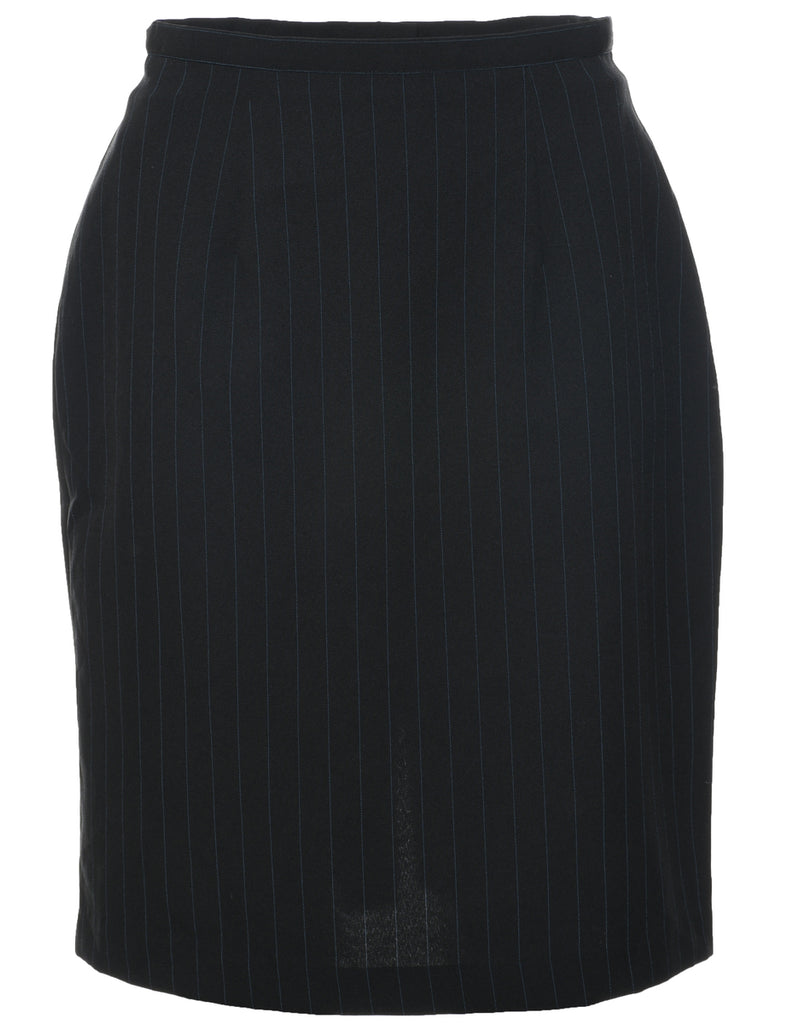 Pinstriped Pencil Skirt - S