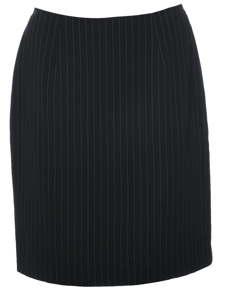 Pinstriped Pencil Skirt - M