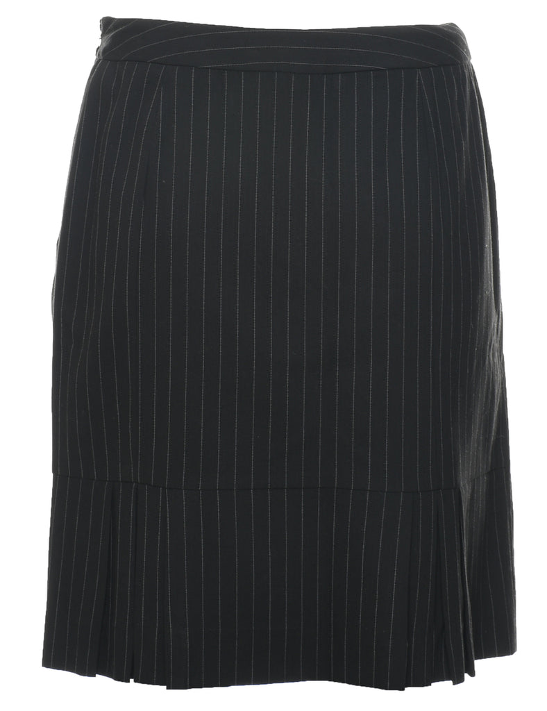 Pinstriped Pencil Skirt - M