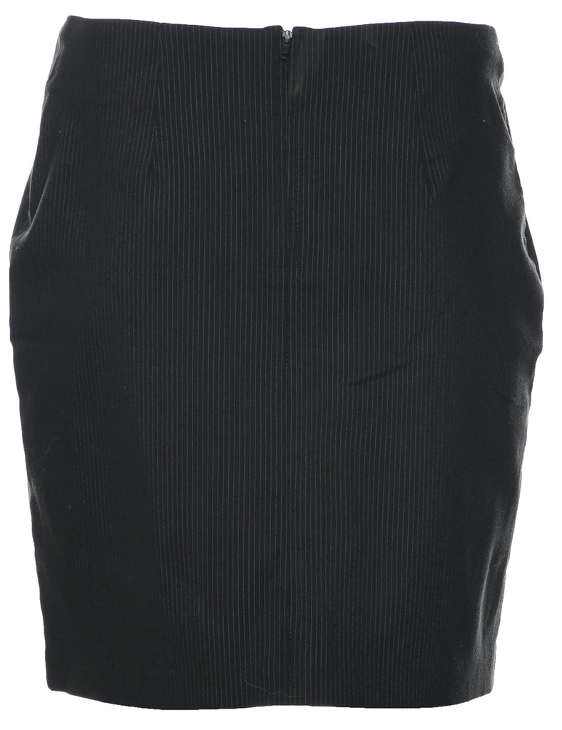 Pinstriped Pencil Skirt - M