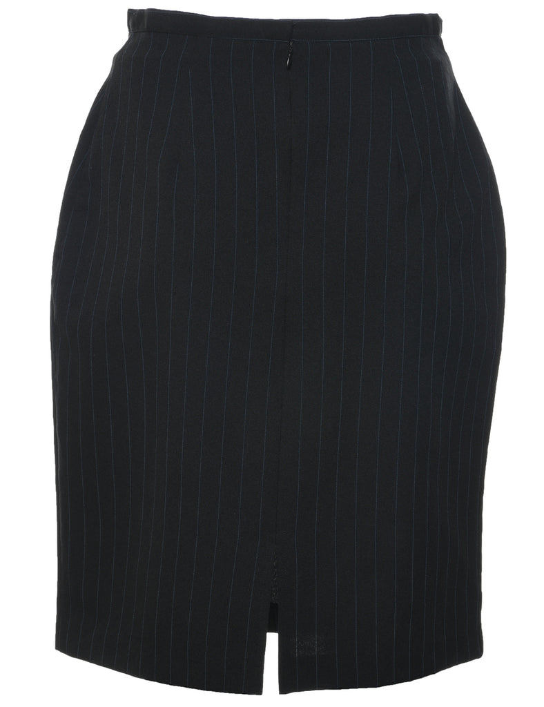 Pinstriped Pencil Skirt - S