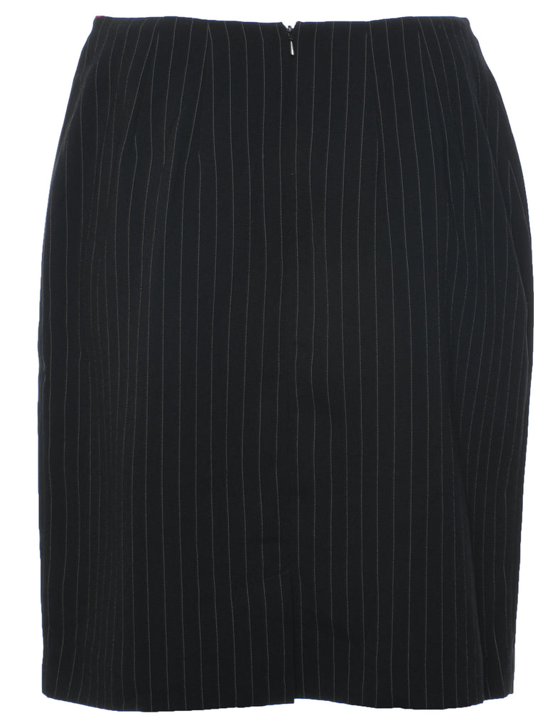 Pinstriped Pencil Skirt - M
