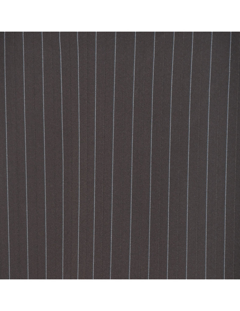 Pinstriped Pencil Skirt - M