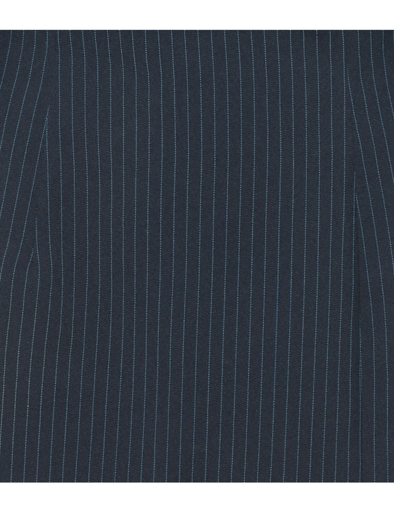 Pinstriped Pencil Skirt - S