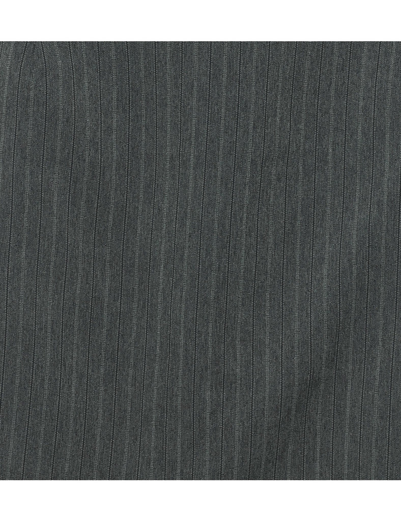 Pinstriped Pencil Skirt - M