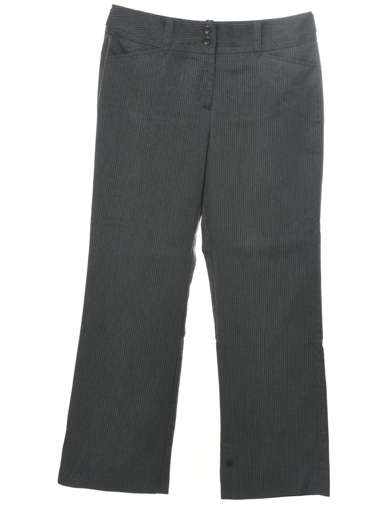 Pinstriped Trousers - W35 L32