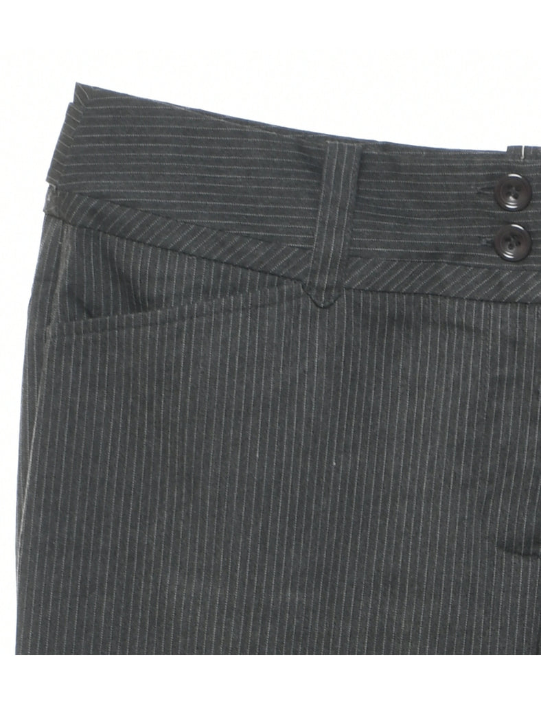 Pinstriped Trousers - W35 L32