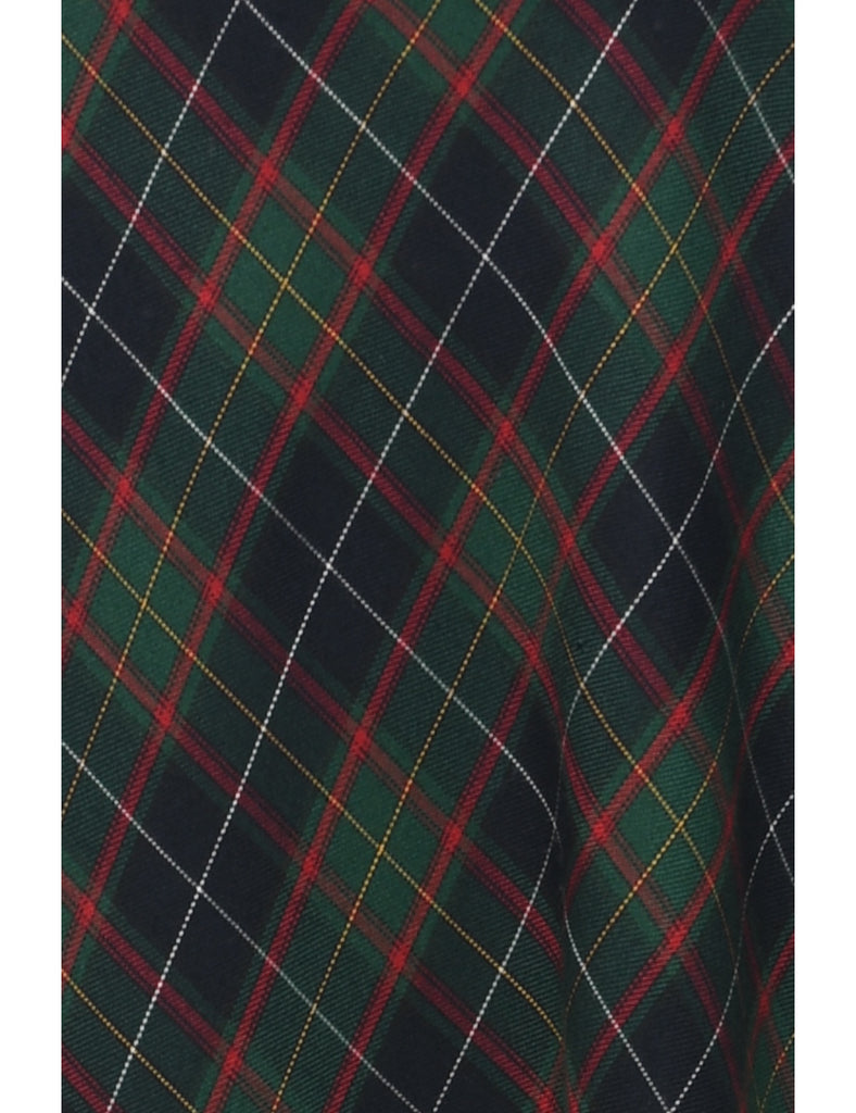 Plaid Maxi Skirt - M