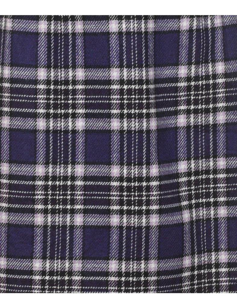 Plaid Pencil Skirt - M