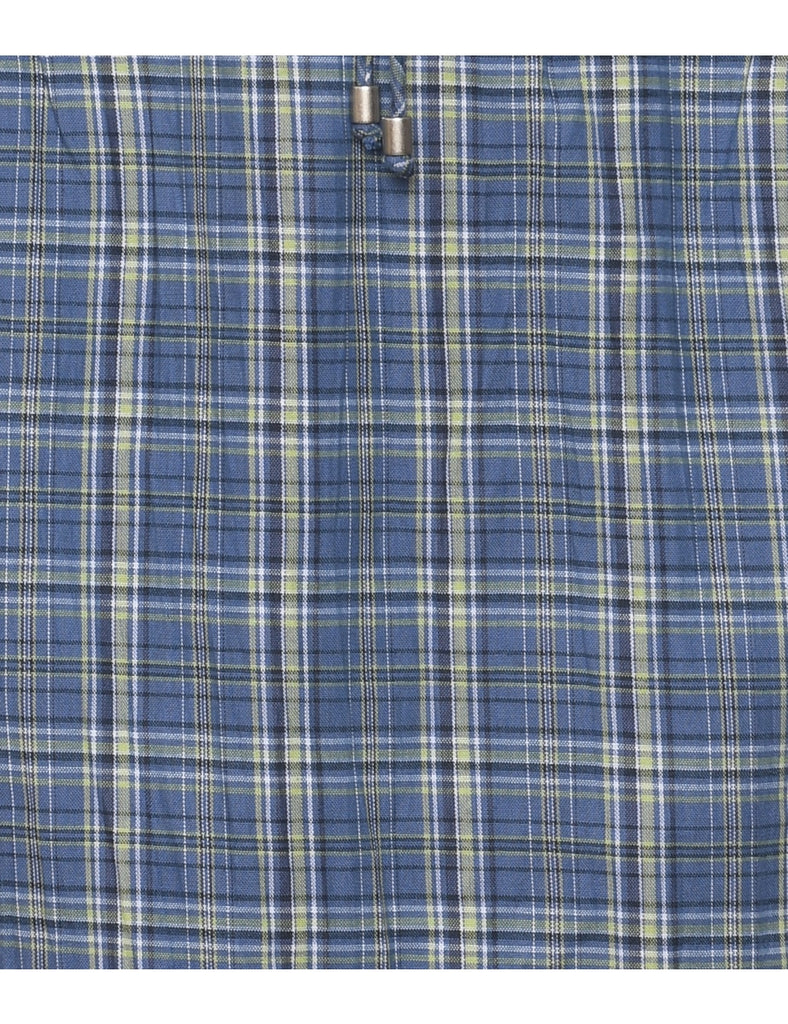 Plaid Pencil Skirt - M