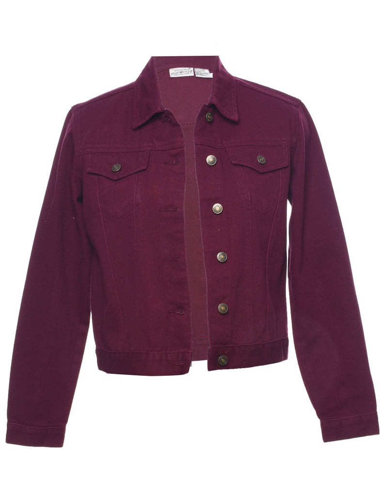Plum Denim Jacket - S
