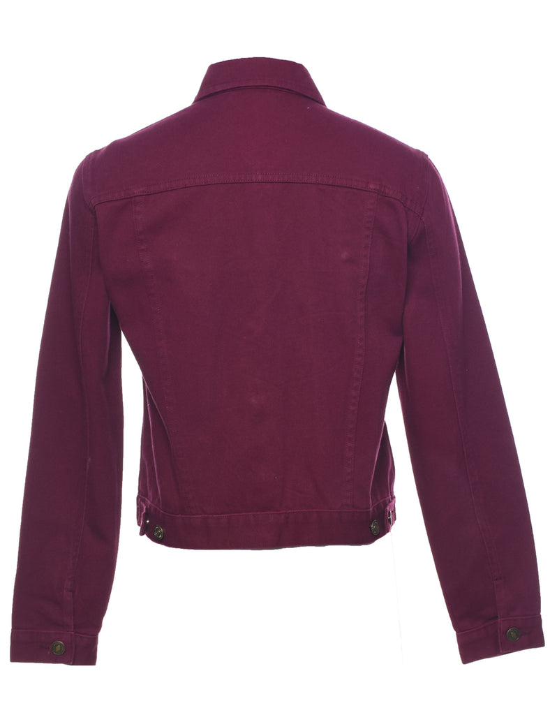 Plum Denim Jacket - S