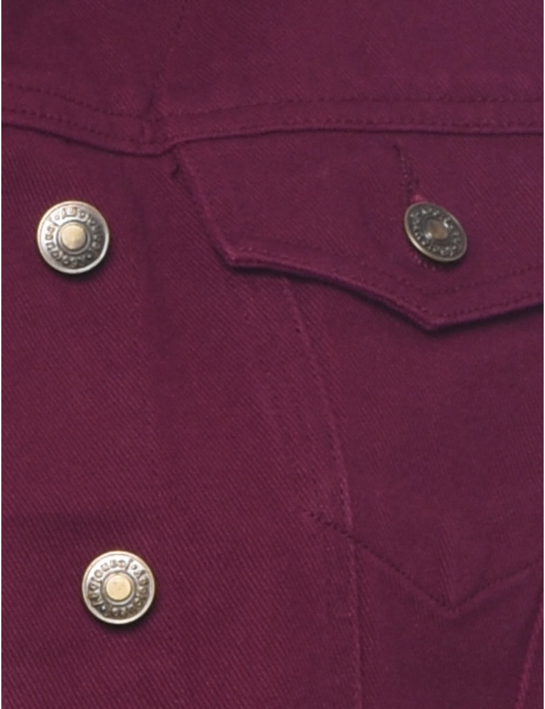 Plum Denim Jacket - S