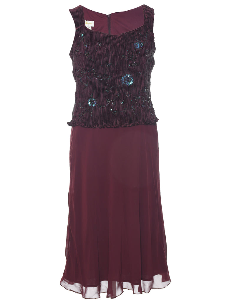 Plum Evening Dress - XL