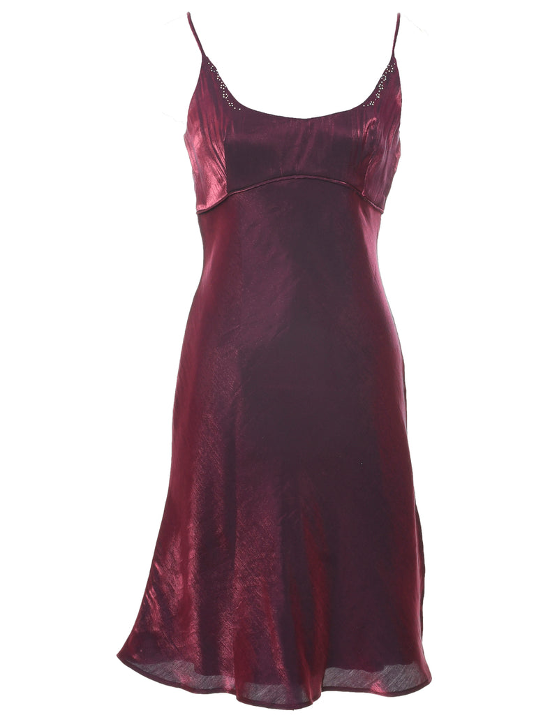 Plum Evening Dress - S