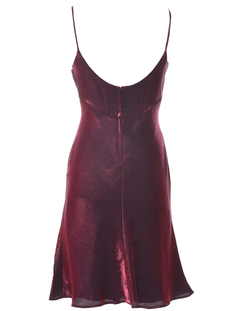 Plum Evening Dress - S