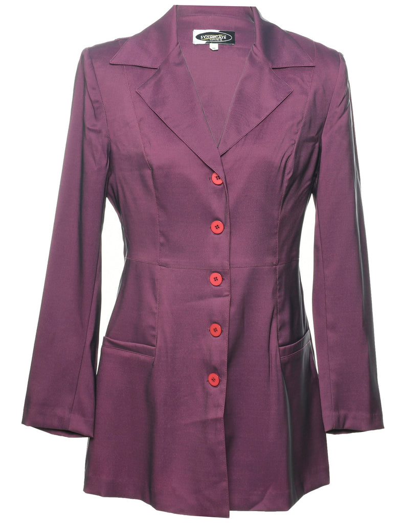 Plum Evening Jacket - M