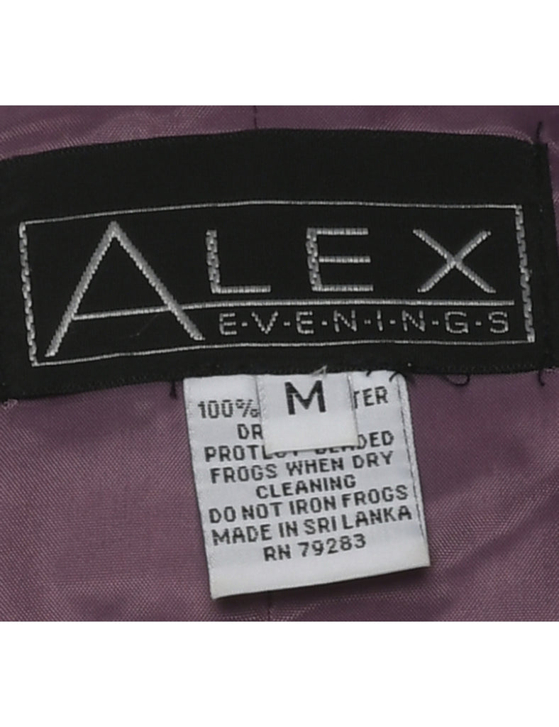 Plum Evening Jacket - M