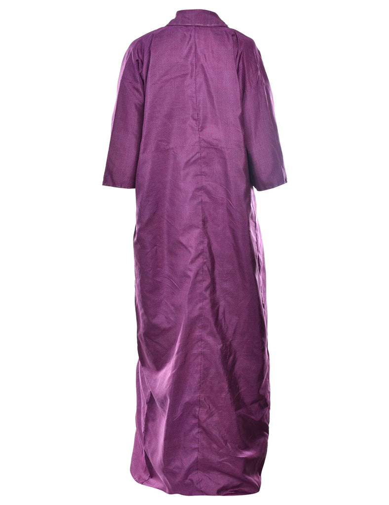 Plum Full Length Kimono - L