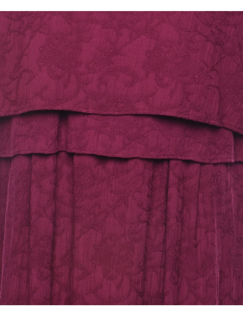 Plum Maxi Dress - L