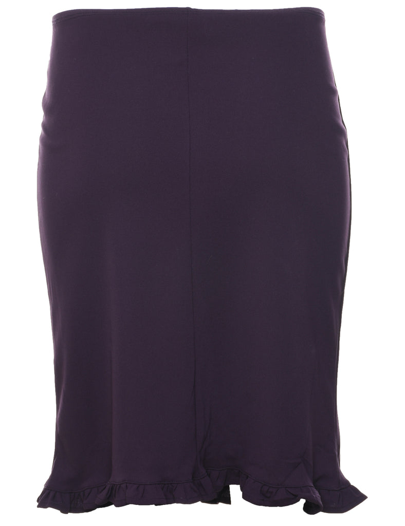 Plum Pencil Skirt - M